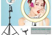 10 Inch - 26cm LED Ring Light with Tripod &amp; Phone Holder Kit - 6151