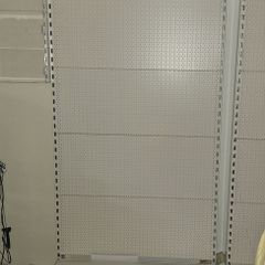 Freestanding Metal Pegboard Display Stands
