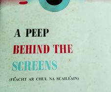 Vintage Booklet. "A Peep Behind The Screens". Advice to people thinking of buying a TV.