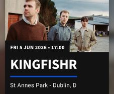 2x Kingfisher tickets Kingfishr