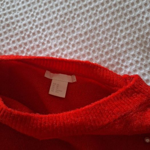 H&M Red Wool Jumper