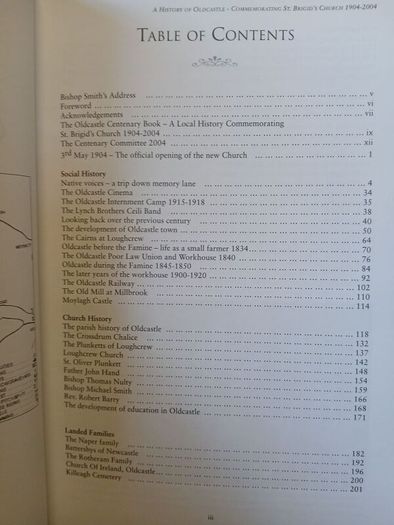 Oldcastle Centenary Book, Meath local history