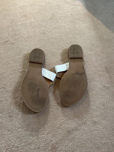 Calvin Klein cream and tan sandles Sandles