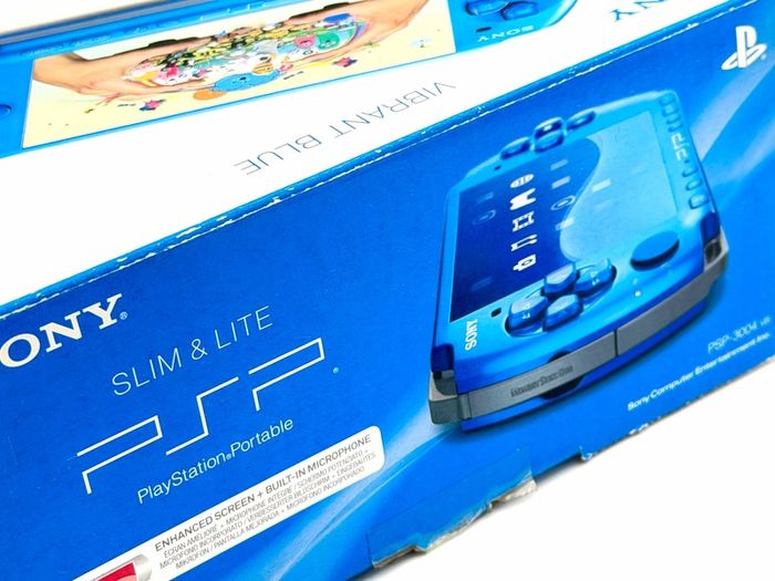 Sony PSP Console in Vibrant Blue - Boxed and Minty