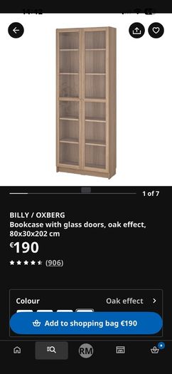 IKEA Billy Bookcase with doors