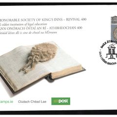 2007 Ireland Society Seal and the Facade of the Kings Inn Commemorative Stamp An Post First Day Cover (FDC)