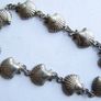 Vintage Sterling Silver 925 Shell Bracelet Conchas - Shell Bracelet (length 7,5" - 3,86g) Image 6