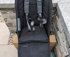 Travel system uppa baby vista, stroller, bassonet plus car seat and base