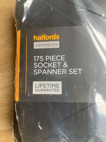 175 piece socket and spanner set
