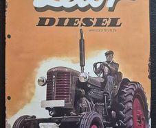 Zetor tractors , vintage style metal sign .