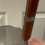 colander food strainer with wooden hook handle Image 5