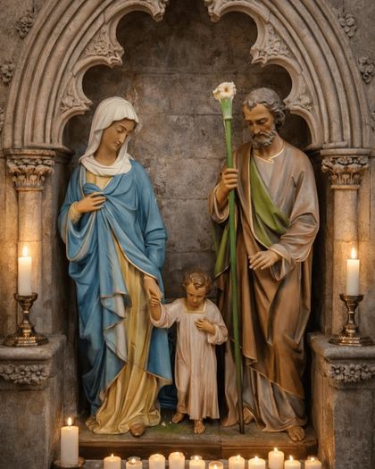 Holy Family Statue Group