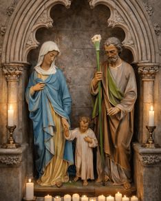 Holy Family Statue Group
