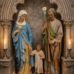 Holy Family Statue Group