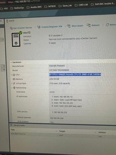 HP Z440 Workstation - Intel Xeon E5-2660 v3 - 240GB RAM