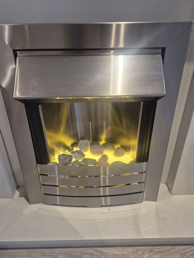 free standing electric fireplace