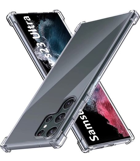 Clear Silicone Case For Samsung Galaxy S23 ULTRA Shockproof Back Cover TPU