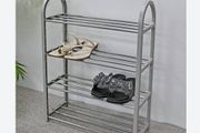 4-tier Shoe Rack - Ideal to maximise storage space - also great as a wadrobe insert for extra shelving :)