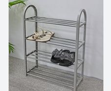 4-tier Shoe Rack - Ideal to maximise storage space - also great as a wadrobe insert for extra shelving :)