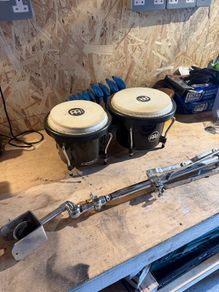 Meinl Headliner bongos and stand