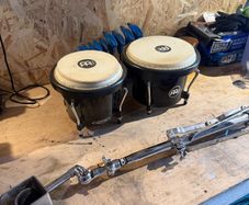 Meinl Headliner bongos and stand