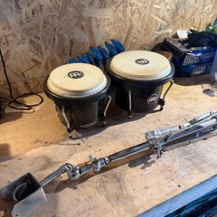 Meinl Headliner bongos and stand