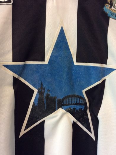Newcastle United Jersey. Official Asics Mens Home Jersey From Season 1993-1995. True Vintage. From The Time. Not A Modern Day Remake.