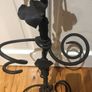 Black iron 6 Wine Bottle  Holder Image 3