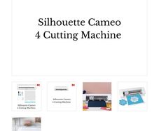 Silhouette cameo 4 black edition and vinyl included