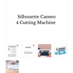 Silhouette cameo 4 black edition and vinyl included