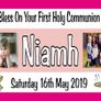 First Communion Day Banner Poster Personalised to your needs - just ask? Image 4