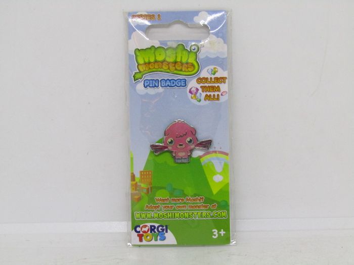 Corgi Moshi Monsters Series 1 Pin Badge Brand New In Packet
