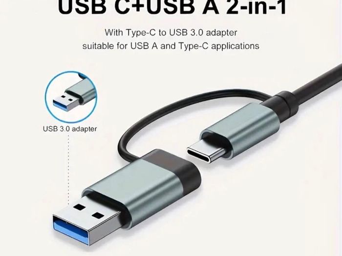 USB Hub for Data Transfer (8 in 1)