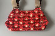 Orla kiely Red Patterned Shoulder bag