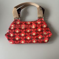 Orla kiely Red Patterned Shoulder bag