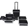Multi-function 4 in 1 Beauty Cosmetic makeup nail hairdressing Beauty Case black Vanity Trolley Image 4