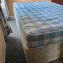 Small double matress(4ft) and bed base, also single base Image 3