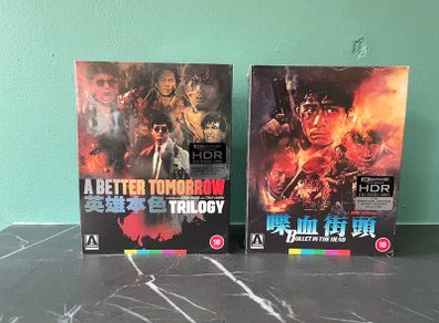 A Better Tomorrow trilogy 4k / Bullet in the Head 4K Ltd Etd's Arrow - New Mint