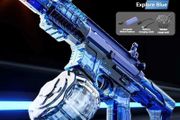Large Capacity Electric Water Gun Toy Absorb Water Continuous Shooting With Lights