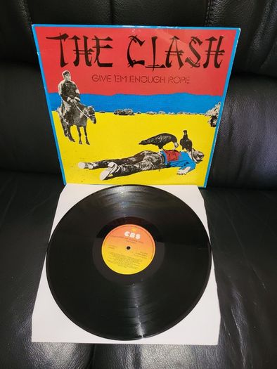 The Clash: give em enough rope LP Irish pressing