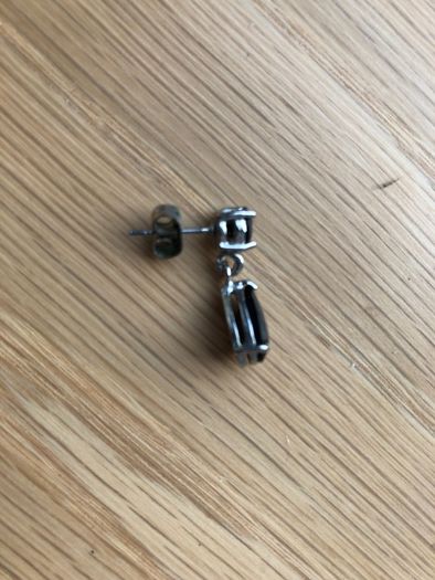Black drop earrings