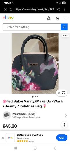 New TED BAKER Cosmetic Bag