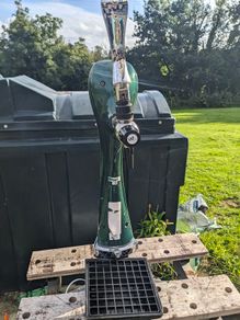 Carlsberg tap with beer coupler