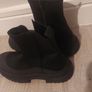 zara girls black boots size 2 Image 3
