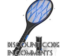 Fly Zapper, 4000V Fly Killer, USB Electric Fly Swatter with 1200mAh Rechargeable Battery, LED light, Removable Flashlight, 3-Layer Protective Net, Mosquito Killer, for Indoor and Outdoor (FREE SHIPPING)