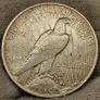 USA United States Silver 1922 D Peace Dollar Image 2