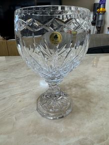 Thomond Crystal chalice salad vase