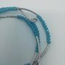 Chrysalis Integrity Aqua Stretch Beaded Bracelet Or Can Be Worn As A Necklace CAN POST Image 4