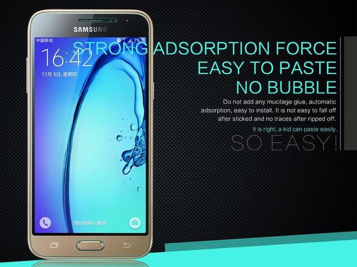 100% Genuine Tempered Glass 9H Screen Protector For Samsung Galaxy J3 (2016)