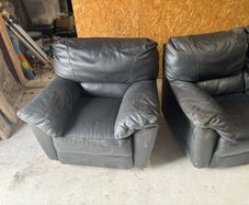 Leather couch
